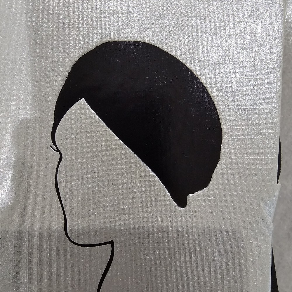 NWT Black Pleated Stretch Turban Hat‎ Beanie - Picture 2 of 3